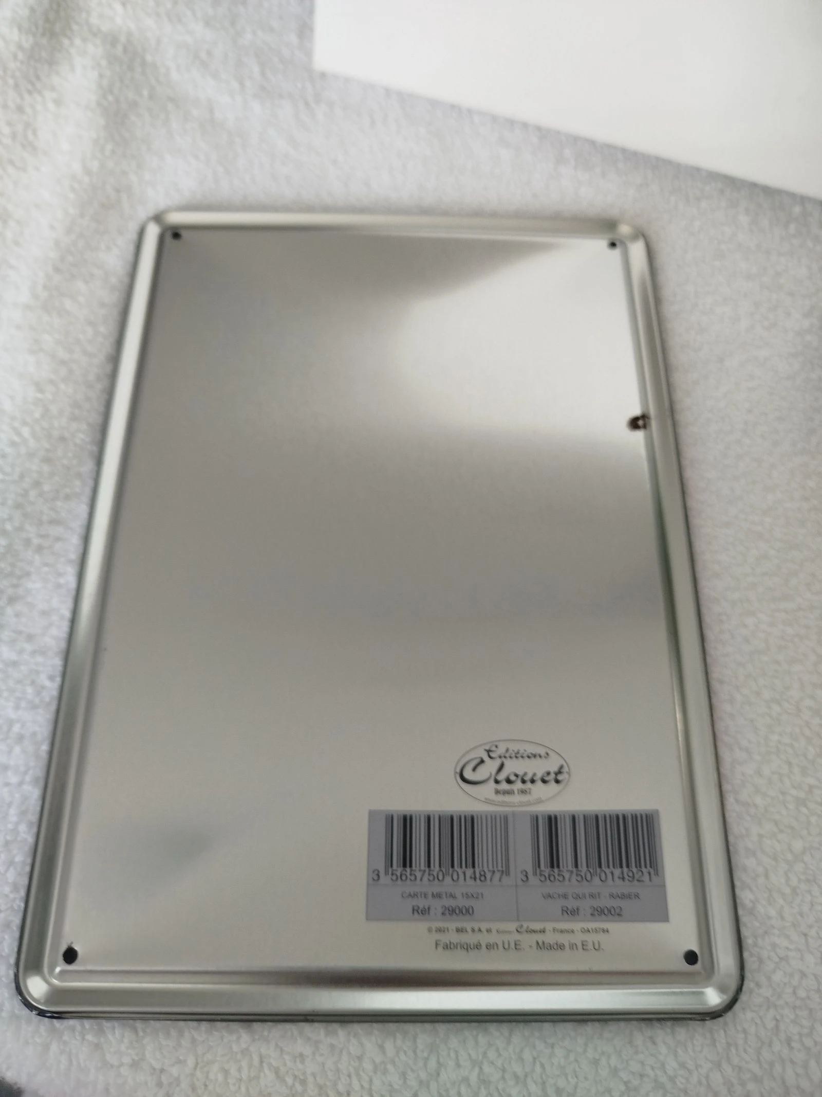 Metal sign La vache qui rit Clouet Edition – photo 4